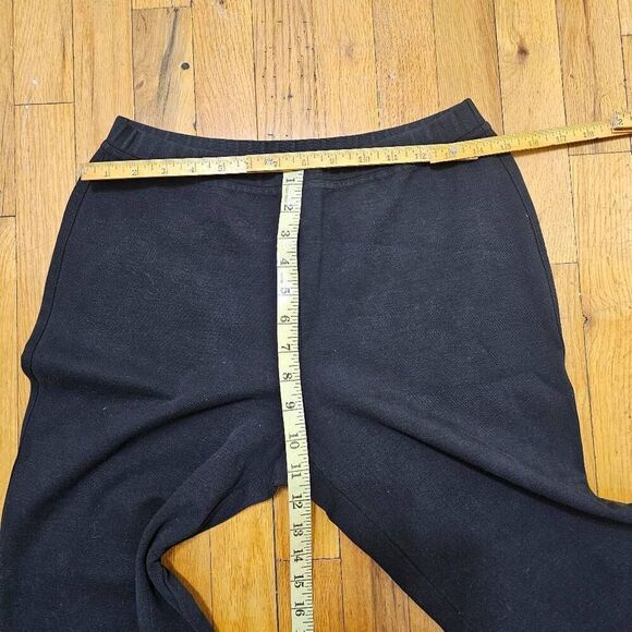 EILEEN FISHER Elastic Waist Ankle Petite Pants Black pants Size S - Picture 4 of 8